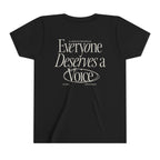 Everyone Deserves a Voice Child's Tee - myVoice Speech Therapy