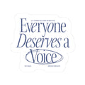 Everyone Deserves a Voice Sticker - myVoice Speech Therapy