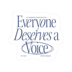 Everyone Deserves a Voice Sticker - myVoice Speech Therapy