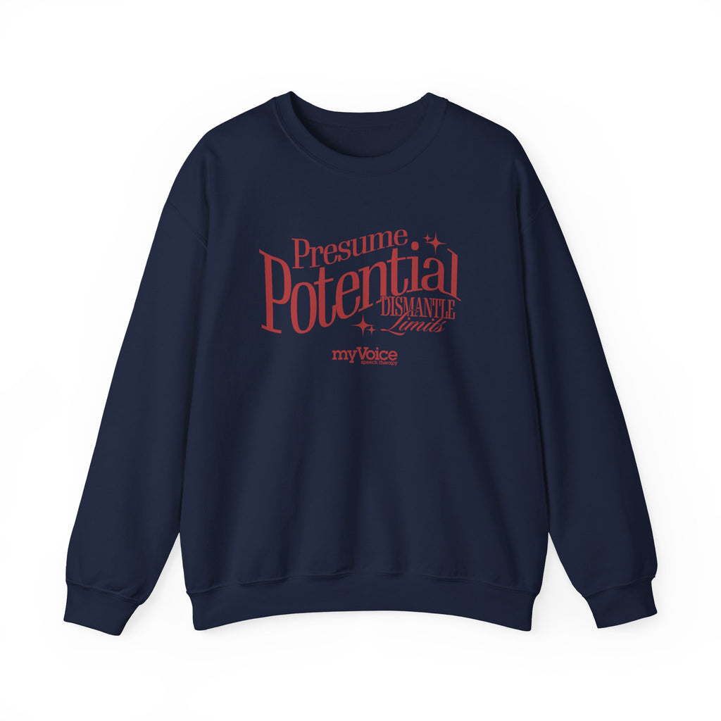 Presume Potential Crewneck - myVoice Speech Therapy