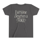 Everyone Deserves a Voice Child's Tee - myVoice Speech Therapy