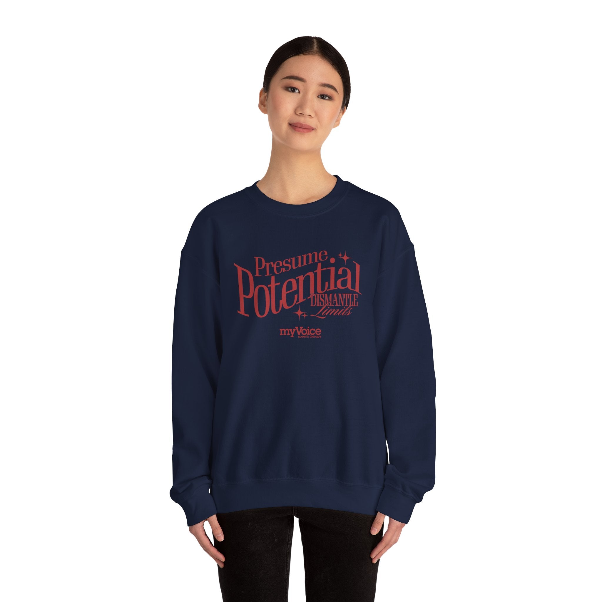 Presume Potential Crewneck - myVoice Speech Therapy