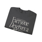 Everyone Deserves a Voice Crewneck — myVoice Speech Therapy