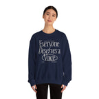 Everyone Deserves a Voice Crewneck — myVoice Speech Therapy