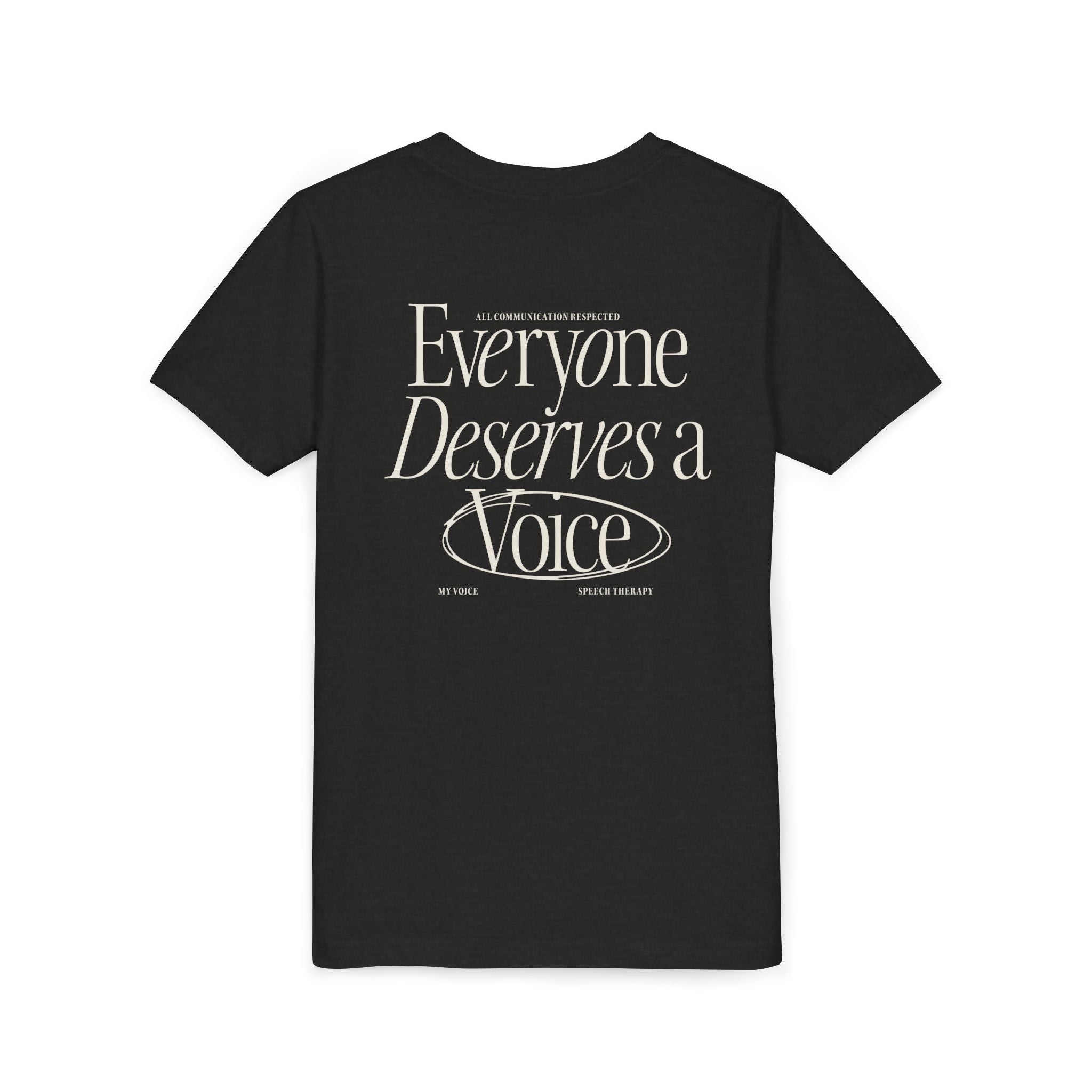 Everyone Deserves a Voice Child's Tee - myVoice Speech Therapy