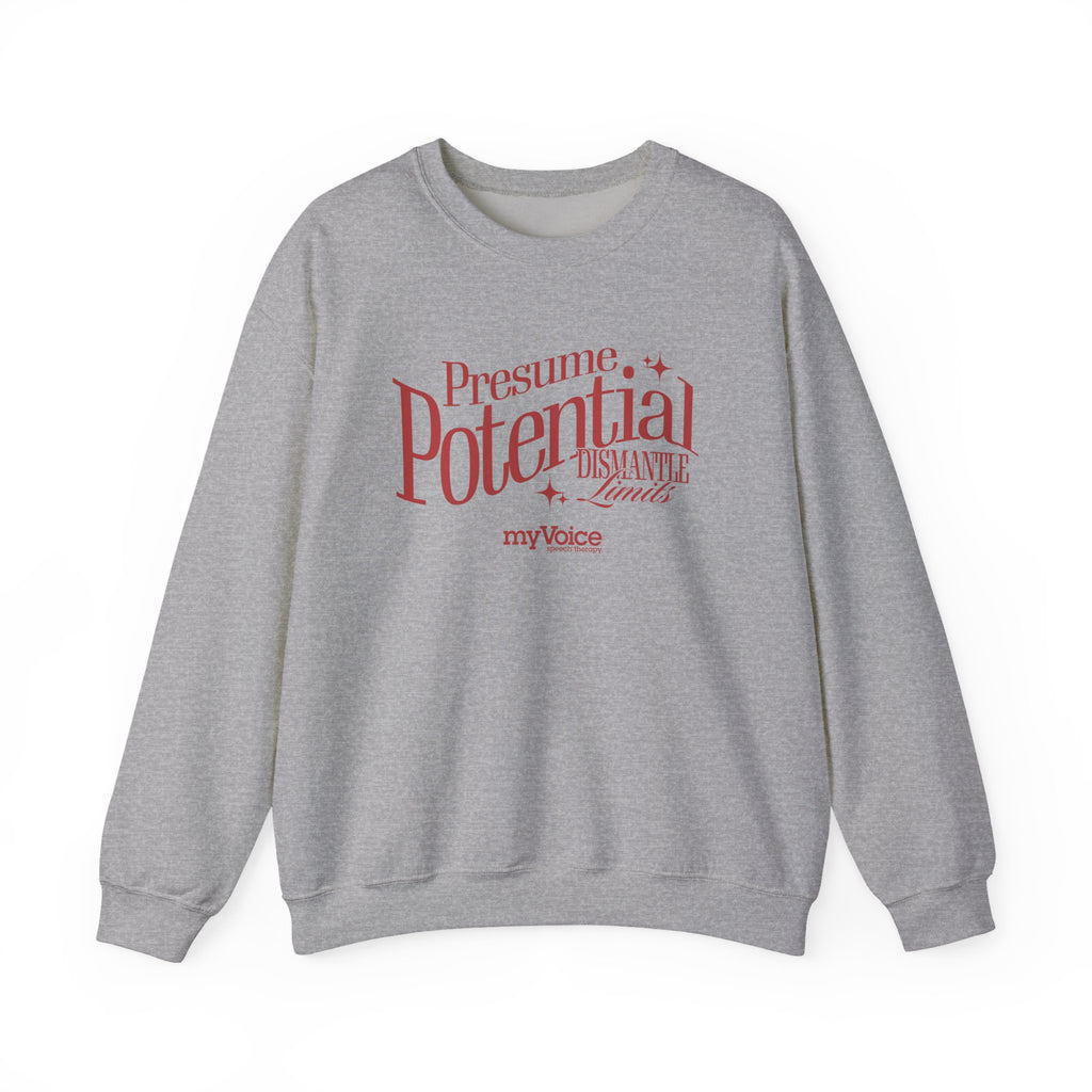 Presume Potential Crewneck - myVoice Speech Therapy