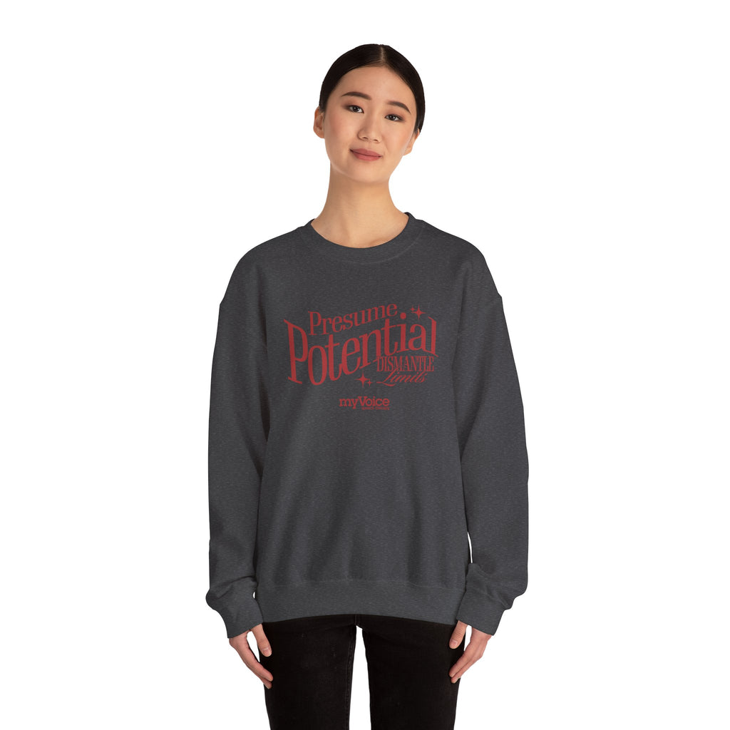Presume Potential Crewneck - myVoice Speech Therapy