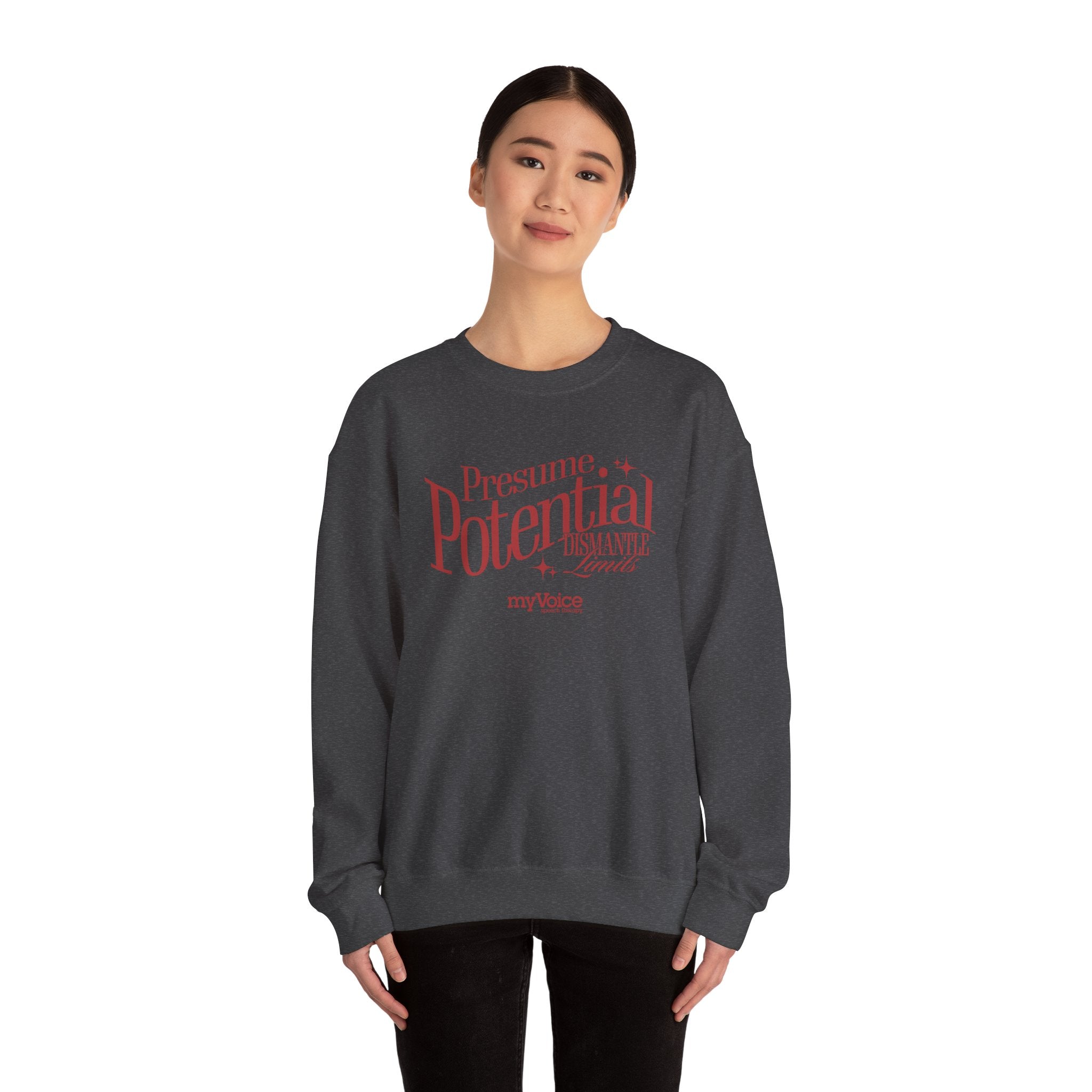 Presume Potential Crewneck - myVoice Speech Therapy