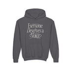 Everyone Deserves a Voice Child's Hoodie - myVoice Speech Therapy