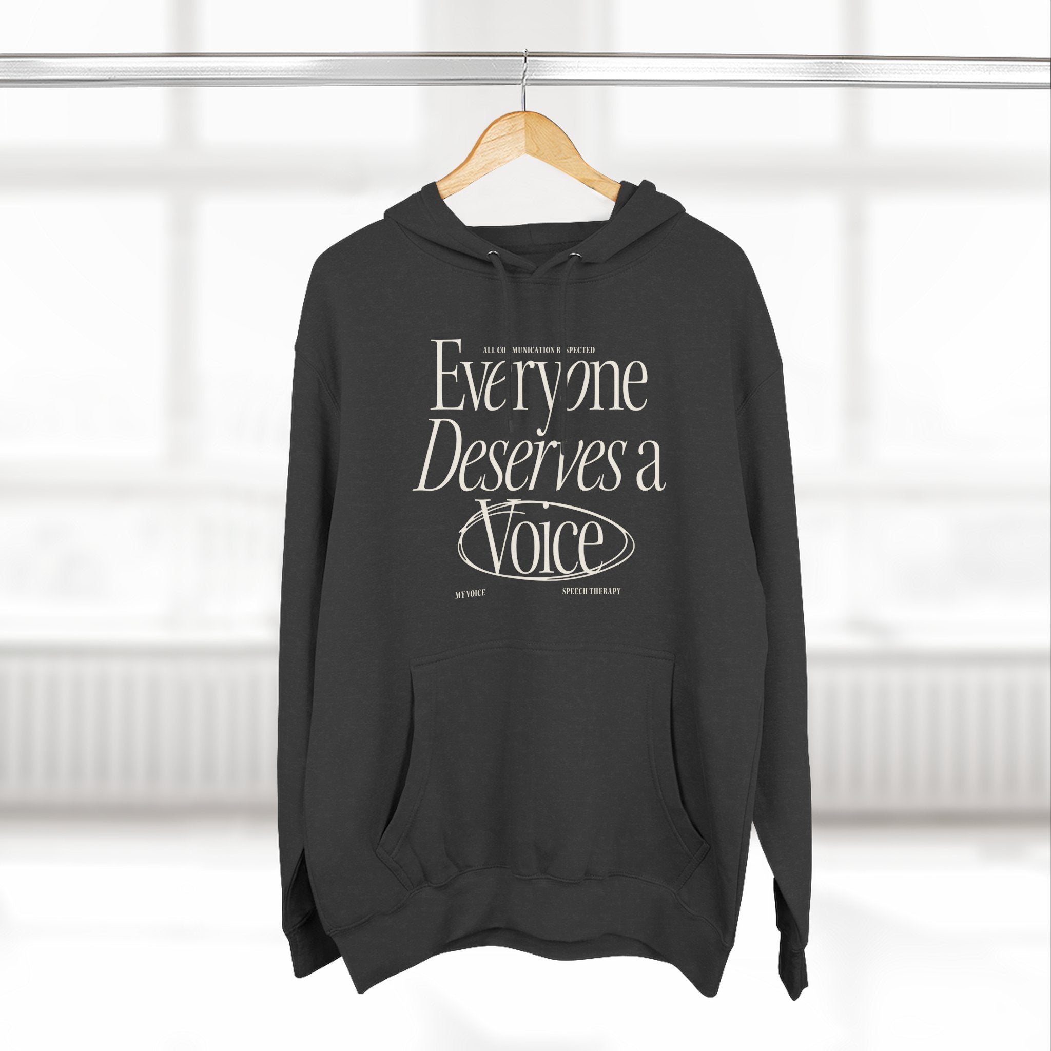 Everyone Deserves a Voice Hoodie - myVoice Speech Therapy