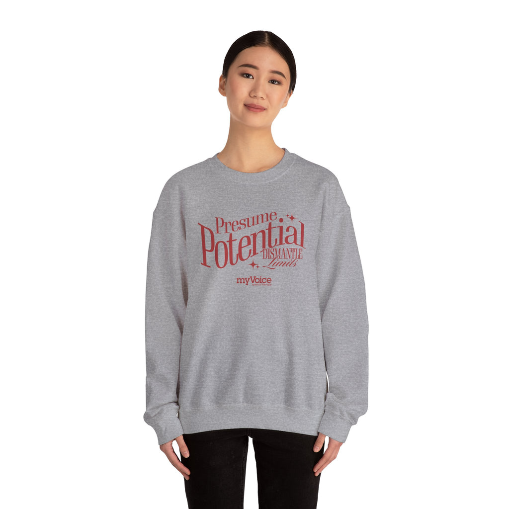 Presume Potential Crewneck - myVoice Speech Therapy