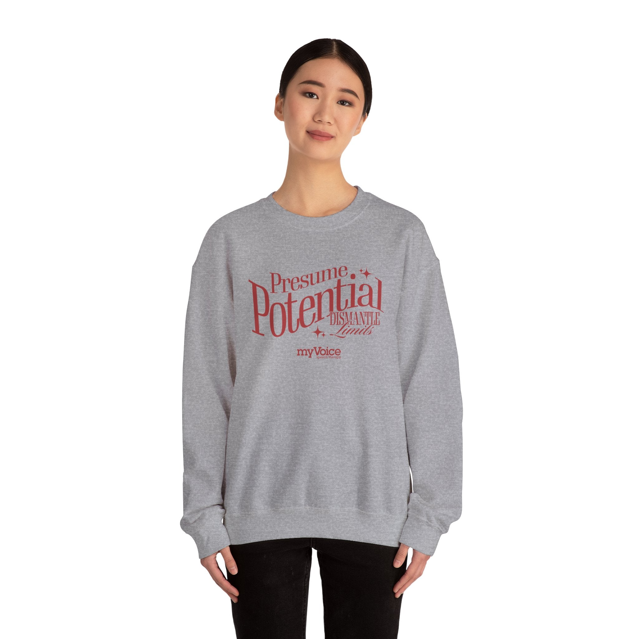 Presume Potential Crewneck - myVoice Speech Therapy